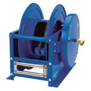"Dual Product Delivery" Spring Driven Hose Reels
